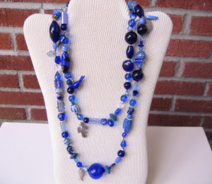 A Vintage Funky Necklace--A Rhapsody In Blue