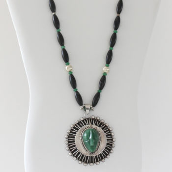 IMG_4671 Mexican silver and aventurine pnd blk chain