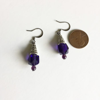IMG_7278 purple silver cones earrings penny